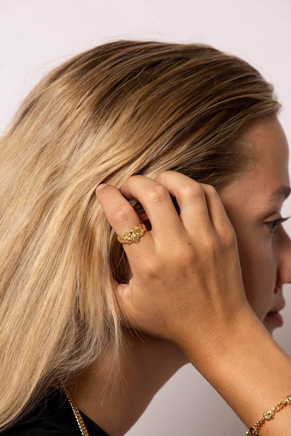 Nora ring - forgyldt